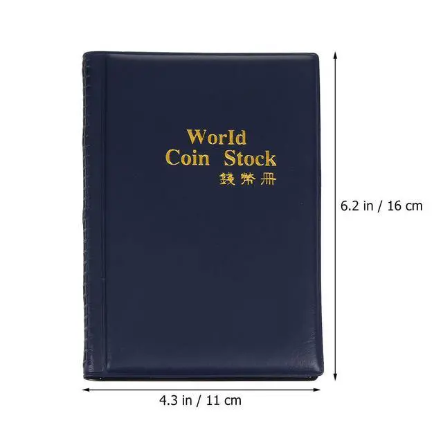 Alt view image 2 of 3 - 120 Compartment Coin Collection Album Heavy Duty Coin Organizer for Coins Tokens Medallions Badges Coins Book