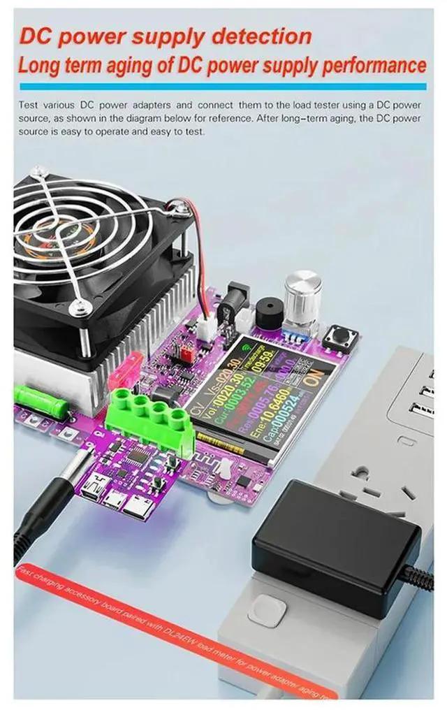 Main image of Type-C PD3.1 Fast Charging 4-Wire Test Board Voltage Meter Deceiver 140W Charger Aging Tool for DL24 Load Tester