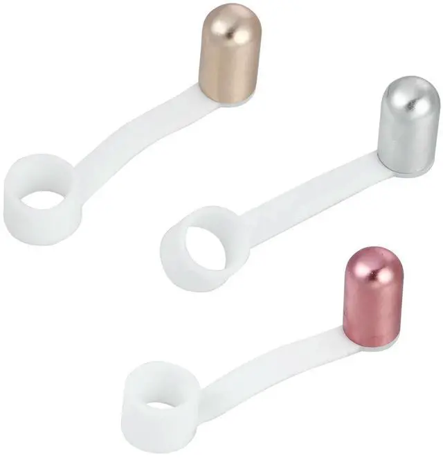 Alt view image 2 of 3 - 3Pcs Stylus Pen Cover Case Silicone Stylus Protector Nib Tip Cap Compatible with Pencil Anti-Lost Smooth Hard Dust