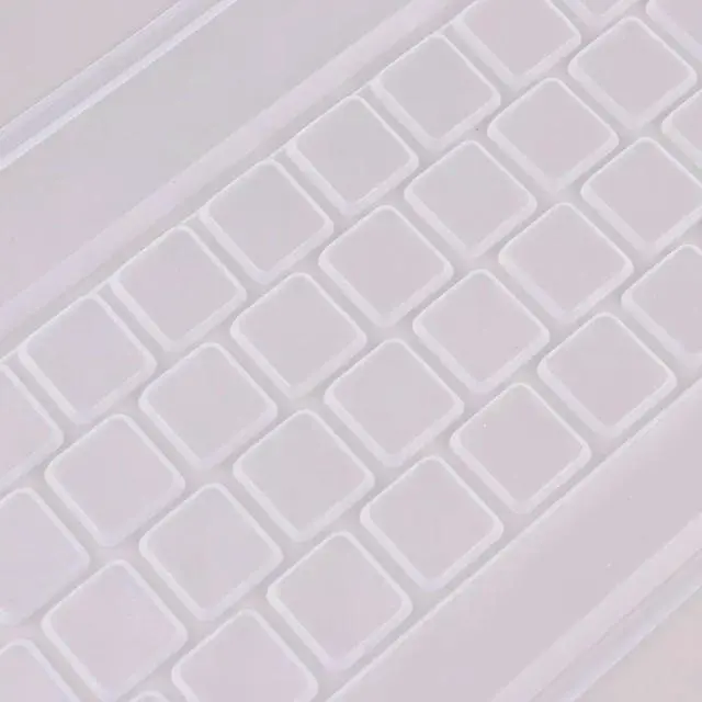 Alt view image 3 of 3 - 4Pcs Keyboard Protective Film Transparent Keyboard Cover Dustproof Water Resistant for Laptop Computer Office School Use
