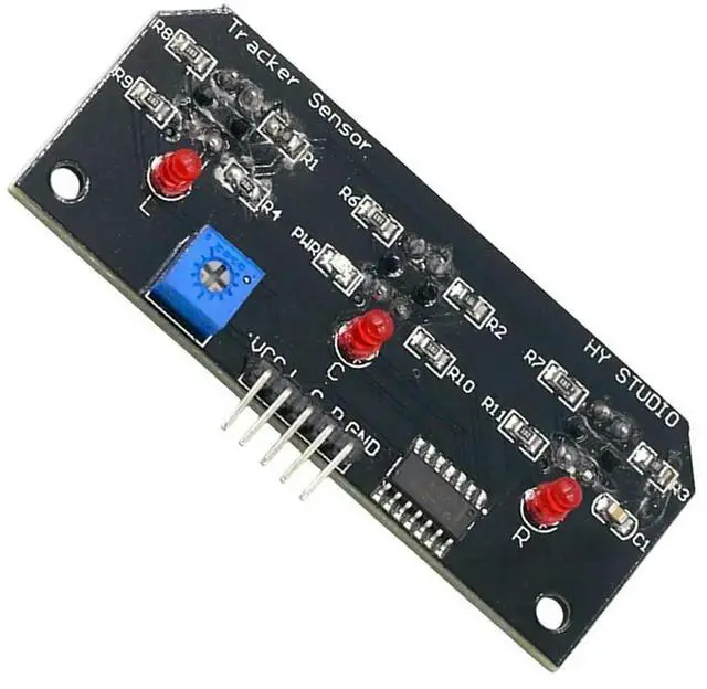 Main image of 5 Pcs DC 5V 3 Channel Infrared Line Tracker Sensor Module Trio Detector Output TCRT5000 For Robot Kit AVR/ARM/P