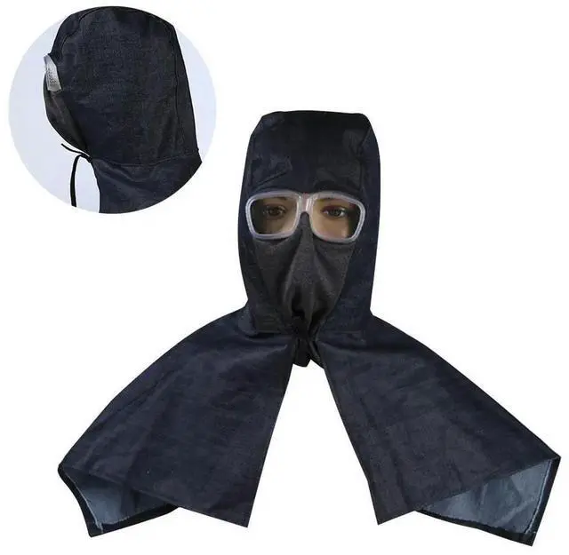 Main image of Professional Dustproof Shawl Hat Made of Thickened Breathable Denim Fabric for Working Outdoor Sports Use
