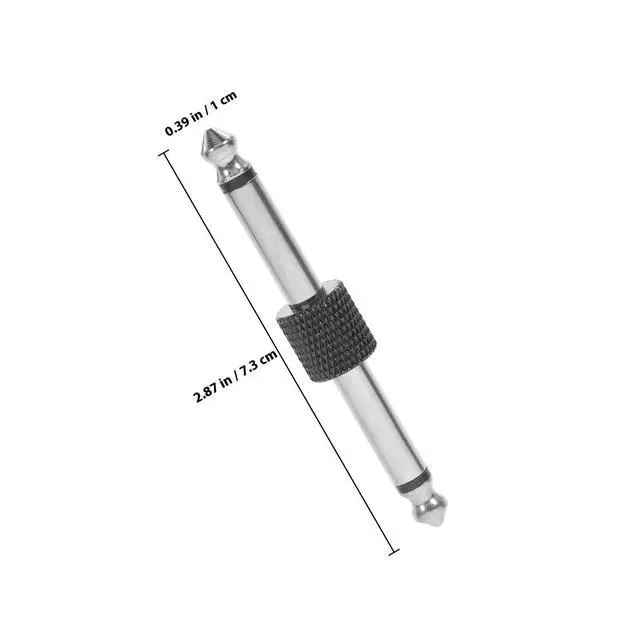 Alt view image 3 of 3 - 3Pcs 6.35mm Guitar Pedal Patch Connector Professional Straight Coupler for Pedalboard Setup High-Fidelity Sound Transmission No