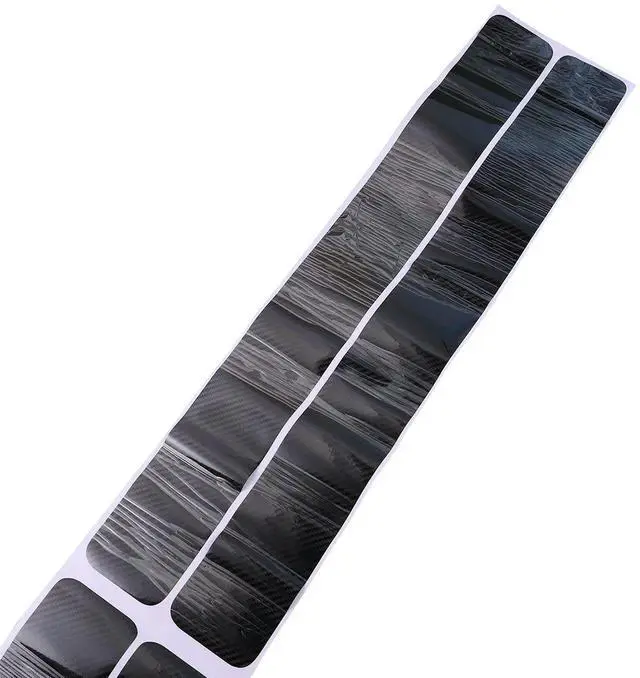Main image of 1Set Carbon Fiber Door Edge Protector Sticker Black Heavy Duty Scuff Oil Water Auto Body Protection Film
