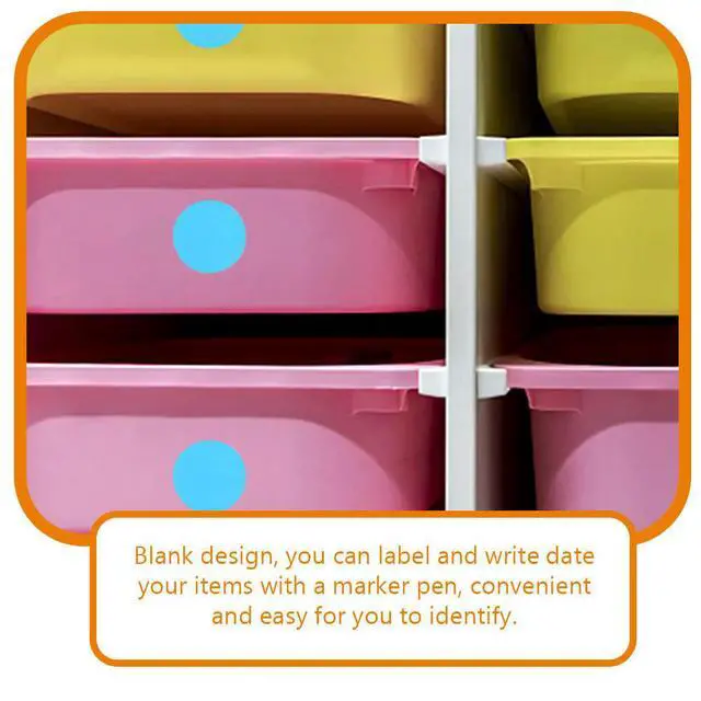 Alt view image 3 of 3 - 25 Sheets Colored Dot Stickers Round Color Coding els Adhesive Dots for Home Office School Organization Classification