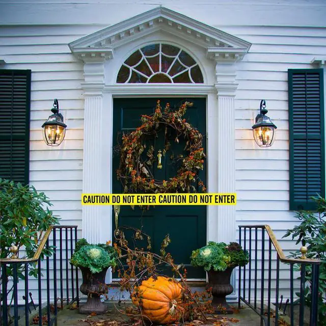 Alt view image 2 of 3 - 1Pcs Halloween Party Decoration Caution Tape Pe Material Spooky Atmosphere Cordon Tape for Home Bar Ktv Haunted House Event