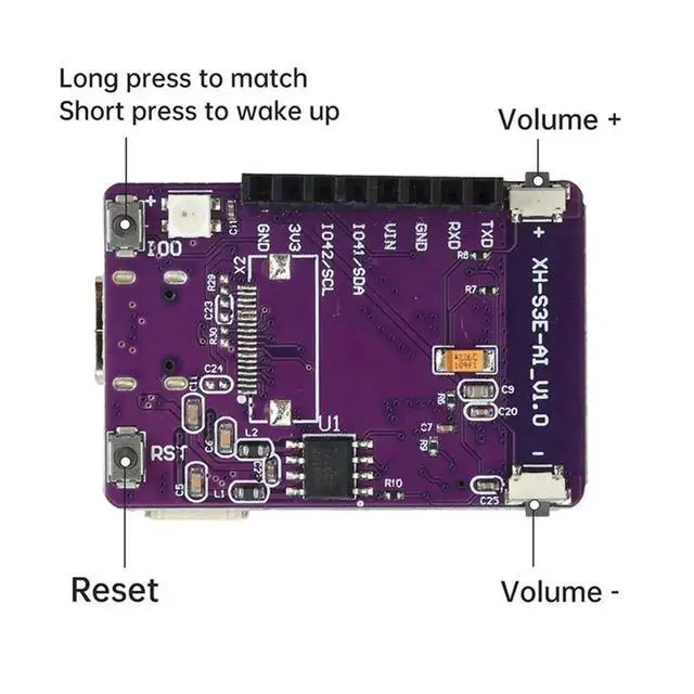 Alt view image 3 of 3 - MINI ESP32-S3-N16R8 Development Board Xiaozhi AI Voice Dialogue Robot Module Bluetooth Module