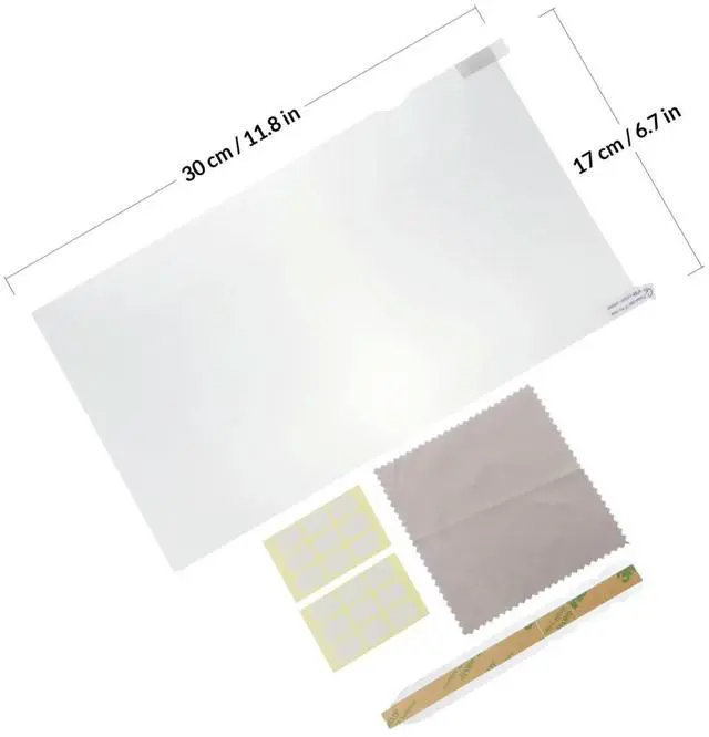 Alt view image 2 of 3 - 13.3 Inch Laptop Screen Protector Pet Silicone Film High Clarity Anti Scratch Anti Glare Eye Protection Blue Light Filter
