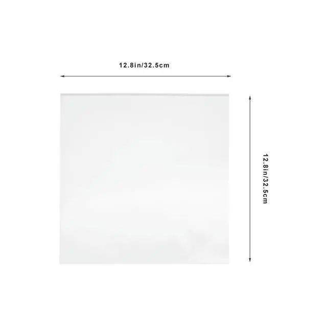Alt view image 2 of 3 - 25Pcs Vinyl Record Sleeves Clear Polypropylene Outer Sleeve with Self-Stick Seal for Vinyl Album Protection Dust Fingerprints