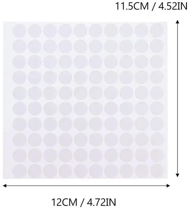 Alt view image 2 of 3 - 20 Sheets Round Double-Sided Adhesive Dots Strong Viscosity No Residue Removable for DIY Craft Decoration Mounts
