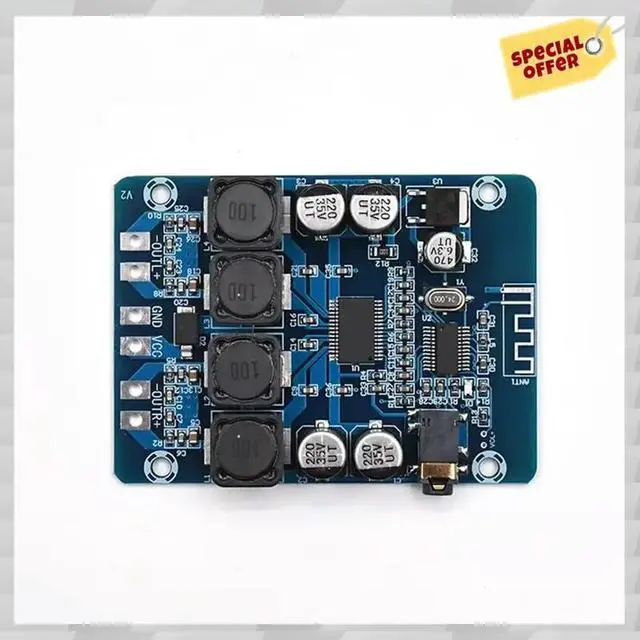 Alt view image 2 of 3 - XH-M314 DC12-28V High-Power TPA3118D2 Audio Amplifier Board 2Pcs Supports Bluetooth 45W+ 45W Output