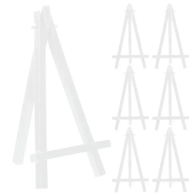 Alt view image 2 of 3 - 10Pcs Foldable Lightweight Tabletop Easel Display Stand for Art Painting Parties Exhibitions Photo Frame Picture Easel Holder