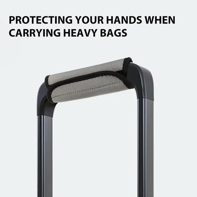 Alt view image 2 of 3 - 3Pcs Handle Cover Wrap Luggage Handle Protector for Travel Suitcase Bag Handbag Comfortable Grip Decorative Identification