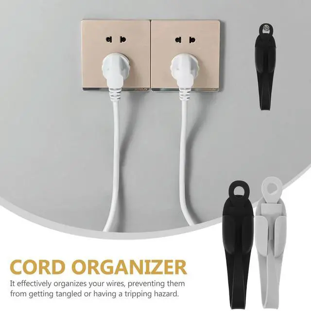 Alt view image 2 of 3 - 6Pcs Kitchen Cord Organizer Set Self Adhesive Wire Winder for Appliances Extension Cords Cable Management Cord Keeper Bundle
