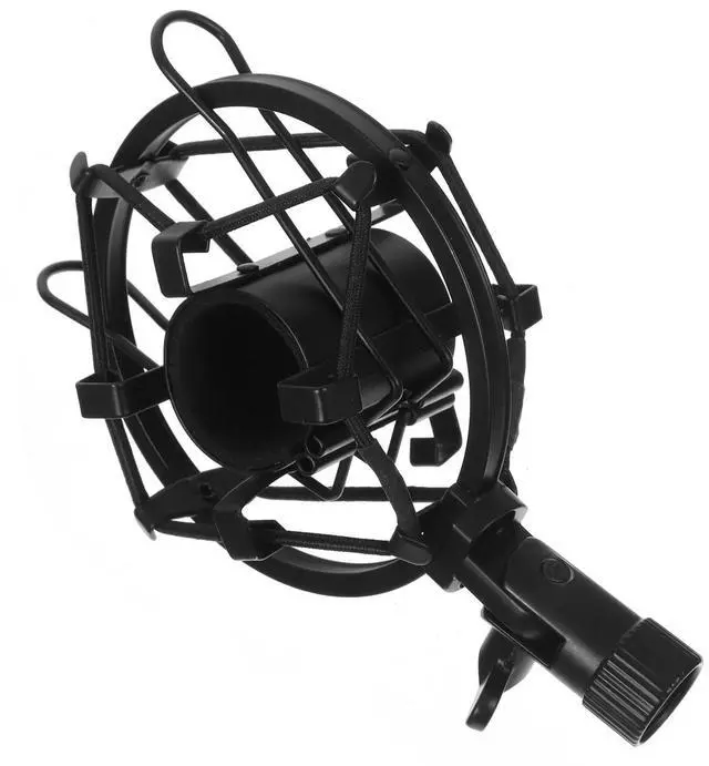 Main image of 1Pcs Microphone Shock Mount Rack Premium Condenser Mic Isolation Studio Boom Stand Holder for Broadcasting Recording