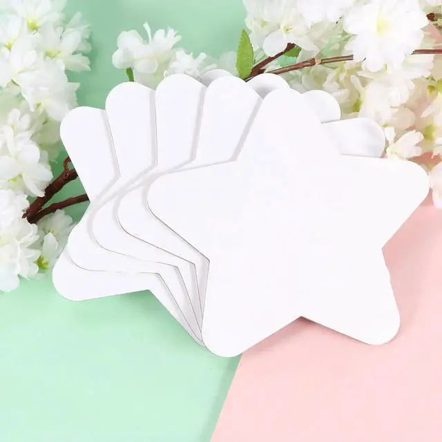 Main image of 5Pcs Thick Star Shape Cotton Canvas Panels DIY Artist Drawing Boards for Oil Acrylic Tempera Quick Studies Art Supplies