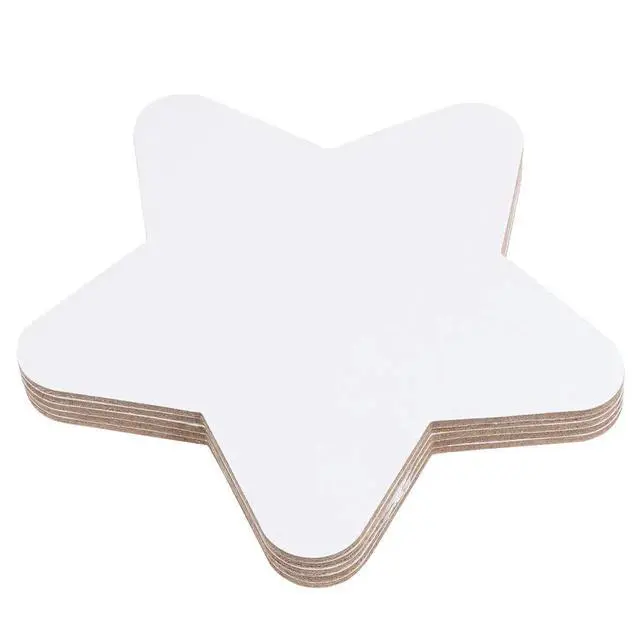 Alt view image 3 of 3 - 5Pcs Thick Star Shape Cotton Canvas Panels DIY Artist Drawing Boards for Oil Acrylic Tempera Quick Studies Art Supplies