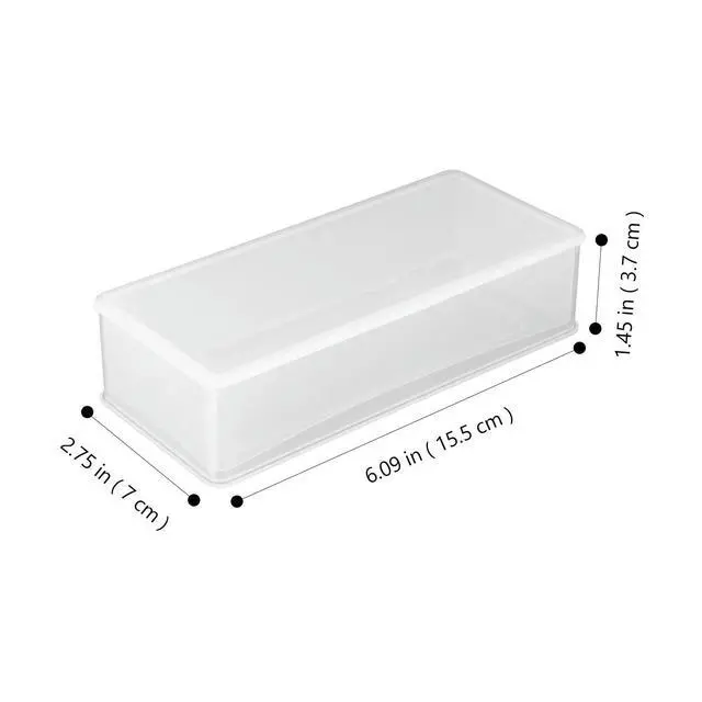Alt view image 2 of 3 - 2Pcs Coin Holder Large Space Dust Resistant Plastic Coin Case Organizer for Coins Banknotes Medallions Collector Display