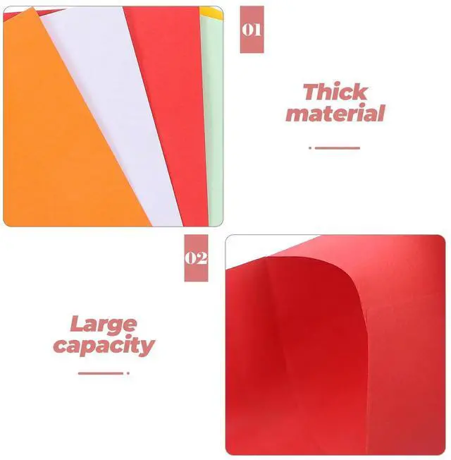 Alt view image 2 of 3 - 50Pcs Colorful Cash Envelopes Thick Paper Budget Organizer Small Money Saving Envelopes Coins Pouch Wallet for Travel