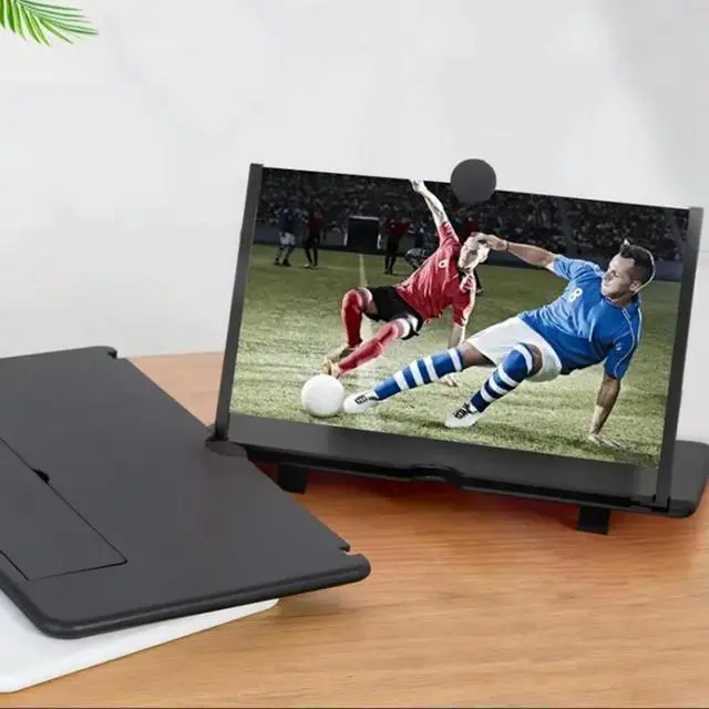 Alt view image 3 of 3 - Ultra-Thin 12-Inch 3D HD Screen Magnifier Eye Protection Amplifier For phones