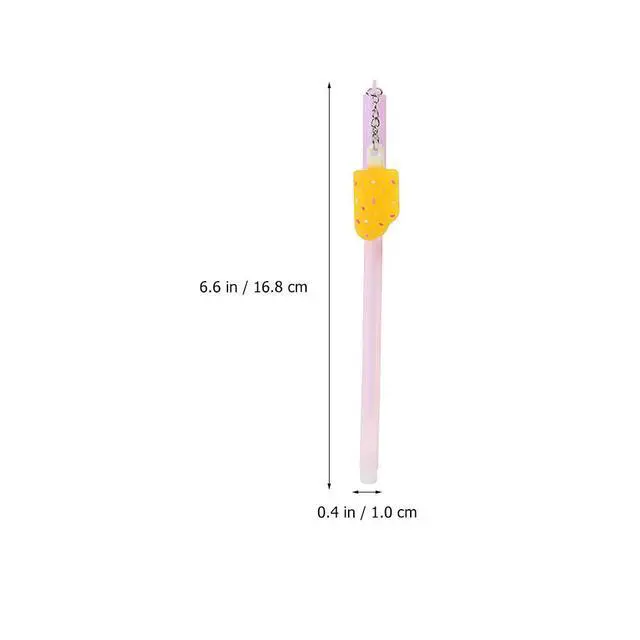 Alt view image 3 of 3 - 10Pcs Student Gel Pens Cartoon Pendant Style Refille Plastic Writing Instruments for Marking Notes Blessing Cards Office