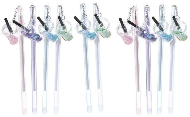 Main image of 10Pcs Pendant Gel Ink Pen Set Cartoon Marker Pens Safe Water-Based Ink for Daily Writing Crafting Scrapbooking Office School
