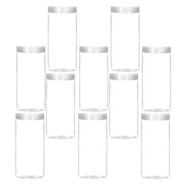 Alt view image 2 of 3 - 10Pcs Clear Plastic Coin Tubes for Coins Banknotes Display Protective Oxidation-Resistant Coin Holder Tubes