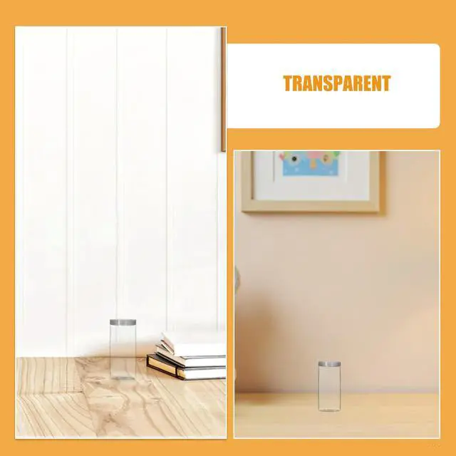 Alt view image 3 of 3 - 10Pcs Clear Plastic Coin Tubes for Coins Banknotes Display Protective Oxidation-Resistant Coin Holder Tubes