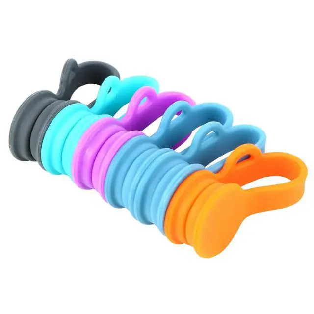Alt view image 2 of 2 - 6Pcs Cartoon Style Silicone Earphone Winder Cable Organizer for Headphone USB Charging Cables Desktop Home Office Use Eco