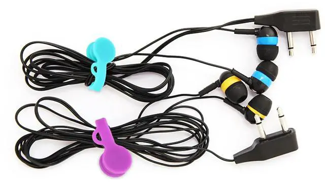 Main image of 6Pcs Cartoon Style Silicone Earphone Winder Cable Organizer for Headphone USB Charging Cables Desktop Home Office Use Eco
