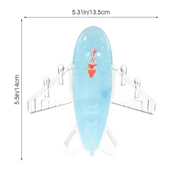 Alt view image 3 of 3 - Acrylic Airplane Desk Pen Holder Small Compact Pen Insert Organizer for Students Professionals Teens Lovely Wear-Resistant