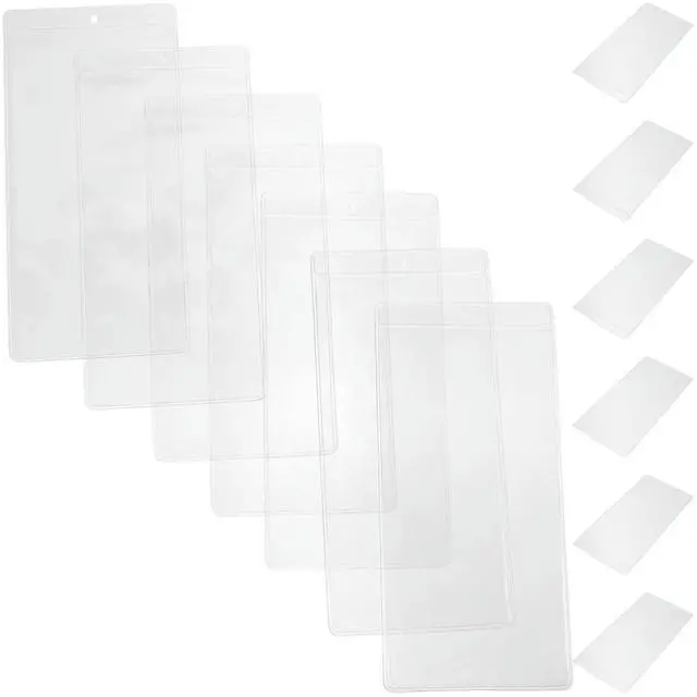 Main image of 30Pcs PVC Bookmark Holder Display Sleeves Creative Lightweight Organizer Protector DIY Accessories for Office Reading Crafts