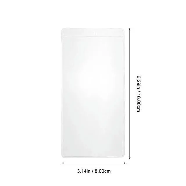 Alt view image 2 of 3 - 30Pcs PVC Bookmark Holder Display Sleeves Creative Lightweight Organizer Protector DIY Accessories for Office Reading Crafts