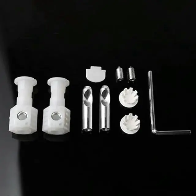 Main image of Universal Wall Hung Toilet Seat Fixing Kit with Bolts And Screws Set for Toilet Installation And Mounting