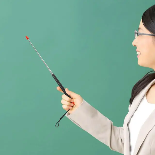 Main image of Handheld Retractable Teaching Stick for Teachers Tour Guides Presentations Reading Instruction Blackboard Pointer Classroom