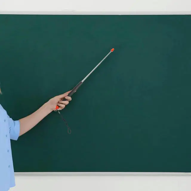 Alt view image 2 of 3 - Handheld Retractable Teaching Stick for Teachers Tour Guides Presentations Reading Instruction Blackboard Pointer Classroom