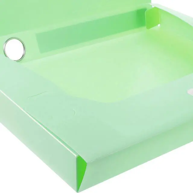 Alt view image 3 of 3 - File Organizer Box Wear-Resistant PP Material Desktop Document Case Office Files Organizer Efficient Paper Holder