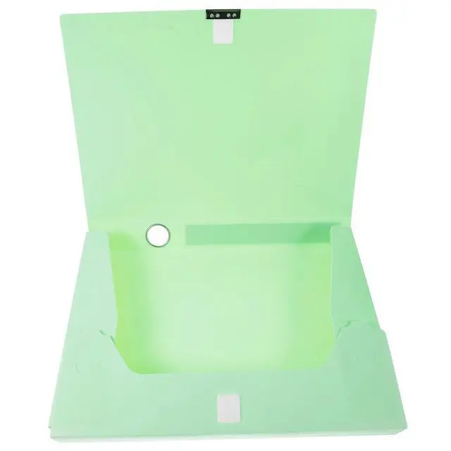 Alt view image 2 of 3 - File Organizer Box Wear-Resistant PP Material Desktop Document Case Office Files Organizer Efficient Paper Holder