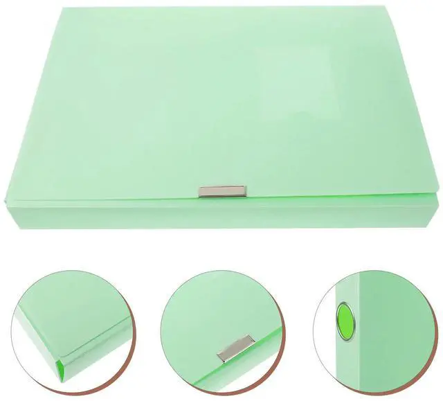 Main image of File Organizer Box Wear-Resistant PP Material Desktop Document Case Office Files Organizer Efficient Paper Holder