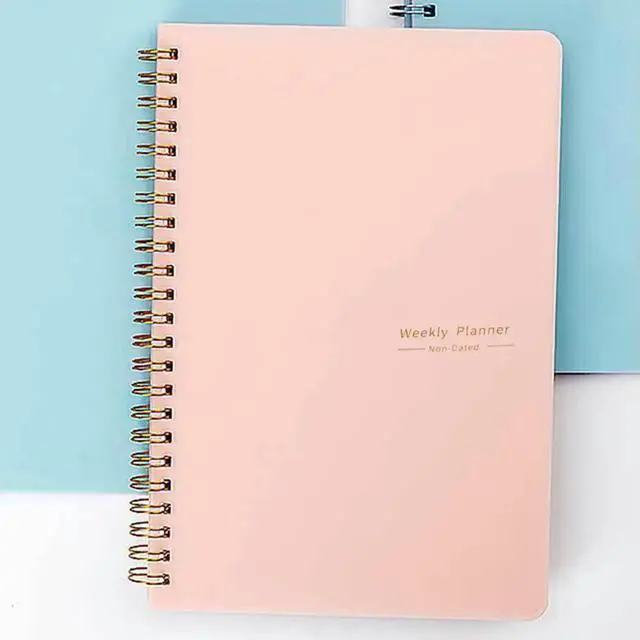 Alt view image 3 of 3 - Academic Planner Notebook Premium Paper Daily Schedule Organizer Time Management Notepad for Students Teachers Office