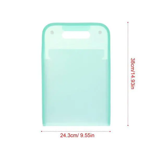 Alt view image 3 of 3 - Expanding Multi Layer File Folder Lightweight Plastic Document Organizer for Office Home School Sorting Paper