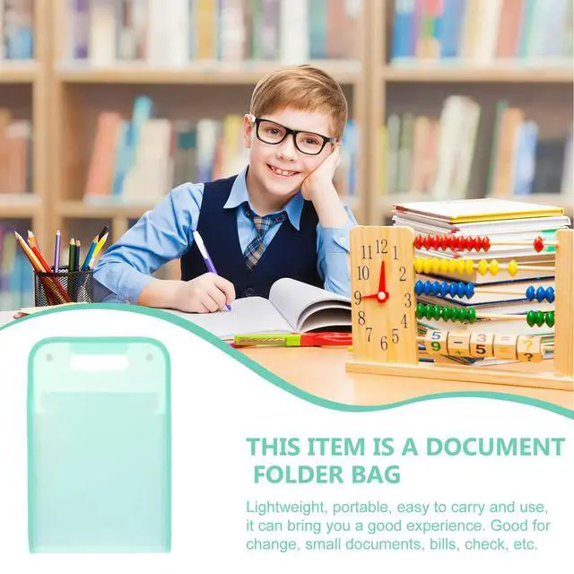 Alt view image 2 of 3 - Expanding Multi Layer File Folder Lightweight Plastic Document Organizer for Office Home School Sorting Paper