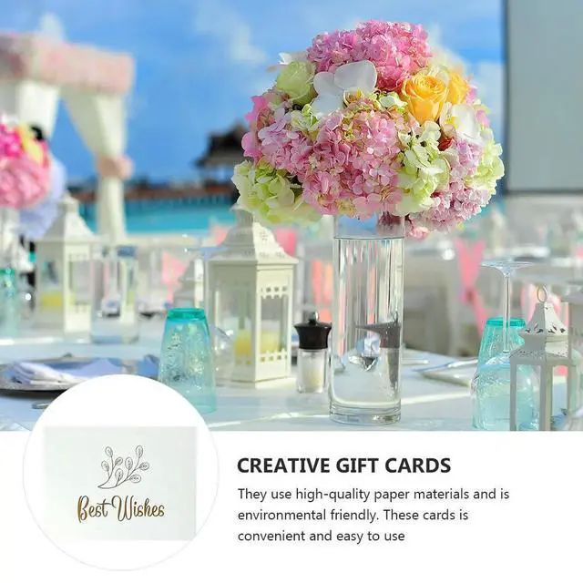 Alt view image 2 of 3 - 1Set Hot Stamping Congratulation Cards High Class Material for Lover Friends Holiday Greeting Wedding Gift Cards