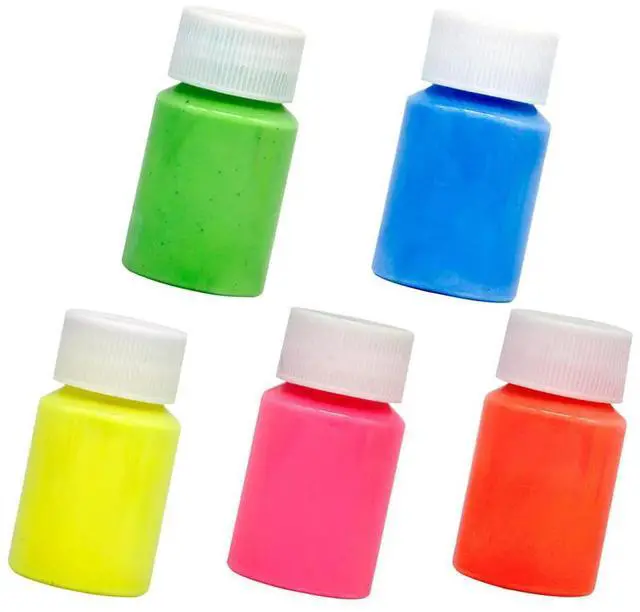 Alt view image 2 of 3 - 5Pcs 15G Glow in The Dark Luminous Paint Set Thick Creamy Fast-Drying Neon Fluorescent Pigment for Nail Art Epoxy Resin Crafts