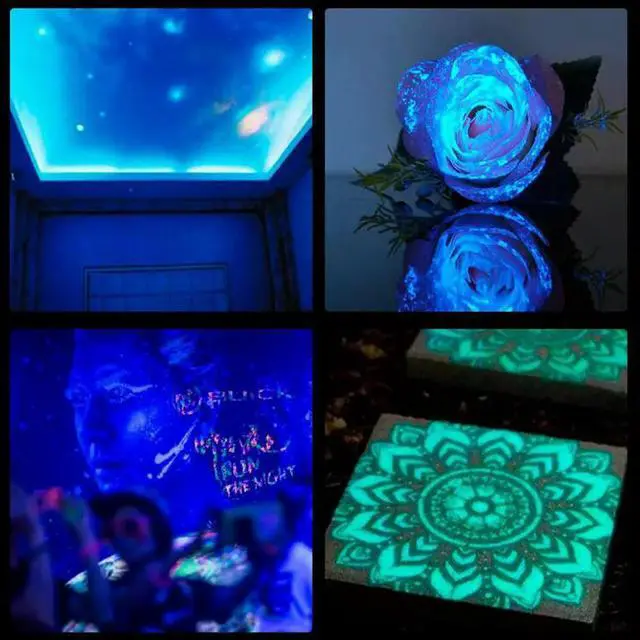 Alt view image 3 of 3 - 5Pcs 15G Glow in The Dark Luminous Paint Set Thick Creamy Fast-Drying Neon Fluorescent Pigment for Nail Art Epoxy Resin Crafts