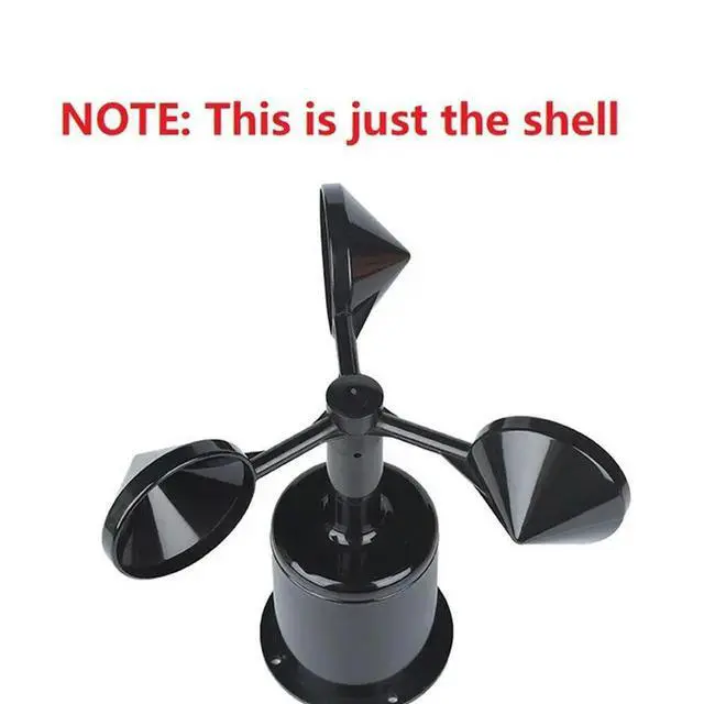 Alt view image 3 of 3 - 2X Wind Anemometer Shell Wind Wind Part Direction Indicator Shell Wind Sensor Replaceable Shell Use For Wind Se