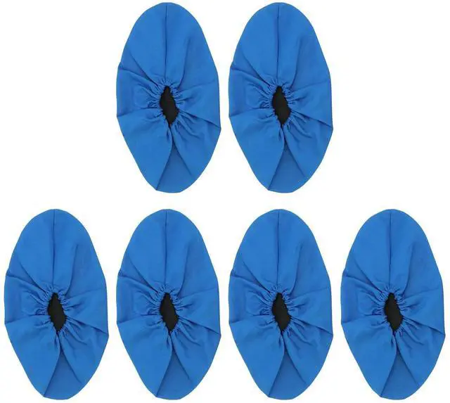 Main image of 3Pairs Cloth Washable Shoe Covers Non-Skid Breathable Durable Indoor Household Shoe Protectors Dustproof Shoes Cover