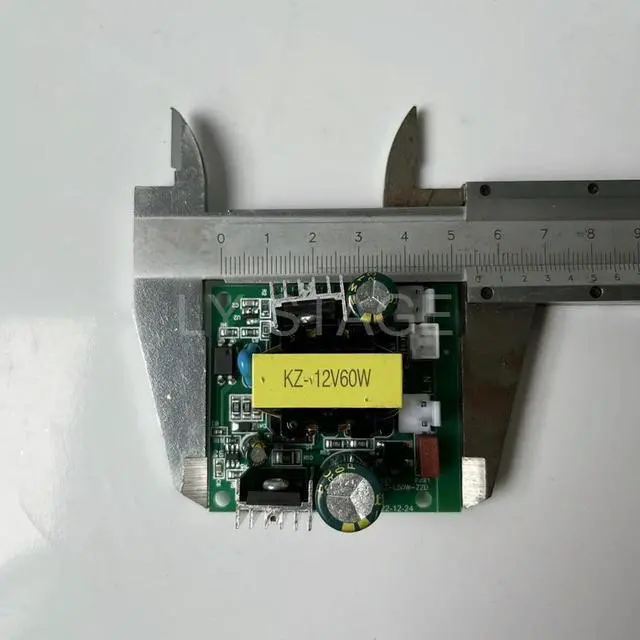 Alt view image 3 of 3 - KZ-60-12V 60W Power Supply Module Dual Output 12V Stage Led Par Light Accessories