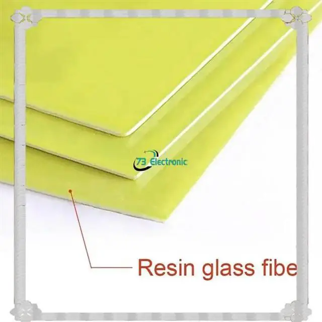 Alt view image 2 of 3 - 3Pcs 3240 Yellow Epoxy Fiber Board For Lifepo4 Pack DIY Insulation Plate & Heat Shield 0.5X128x195mm