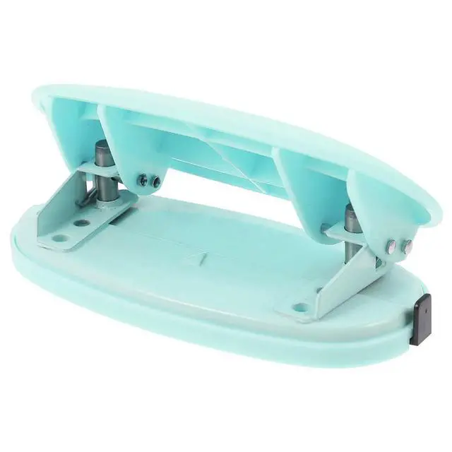 Alt view image 3 of 3 - Professional Two Hole Puncher for Loose Leaf Paper Sheets Index Cards Gift Tags Thin Plastic Craft Paper Desktop Office Supply